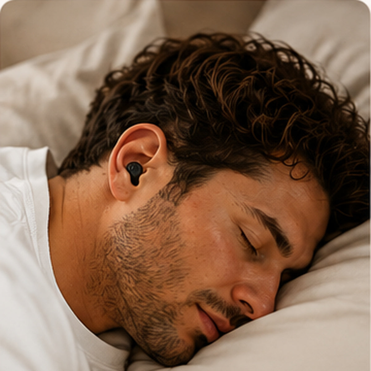 SOVA earplugs used while sleeping