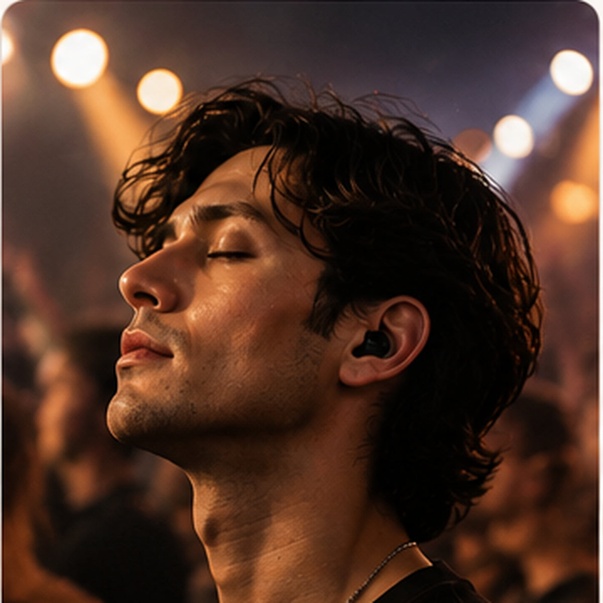 SOVA earplugs used at a concert